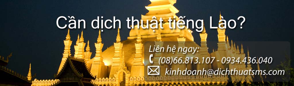 Dịch tài liệu tiếng Lào - Dịch Thuật SMS