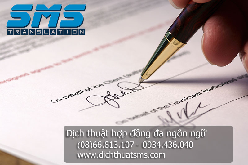 Dịch thuật SMS chuyên nghiệp dịch thuật hợp đồng tiếng Nhật, dịch hợp đồng song ngữ Nhật Việt, Anh Nhật