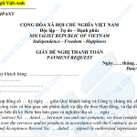 Dịch Thuật SMS xin giới thiệu bộ Mẫu giấy đề nghị thanh toán gửi khách hàng song ngữ Anh Việt, bao gồm: Mẫu giấy đề nghị tạm ứng sau khi ký hợp đồng (song ngữ) Mẫu giấy đề nghị thanh toán sau khi hoàn thành và nghiệm thu (song ngữ)